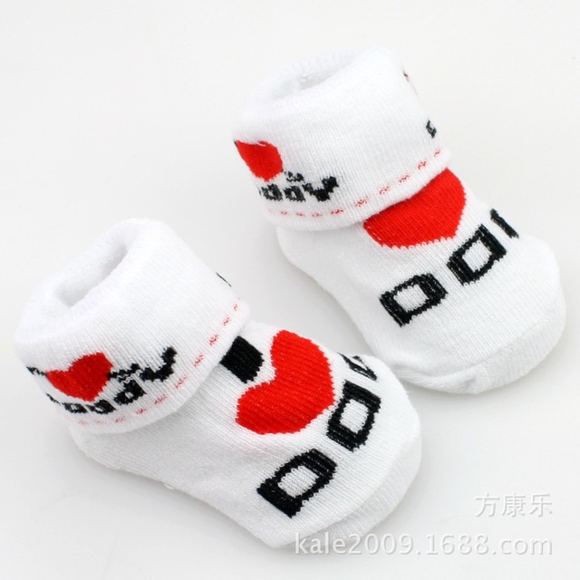 Spring Summer Baby Girls Boys Cotton Soft Socks for Newborn Baby Letter Printed Warm Infant 0-6 Months Clothes Accessories