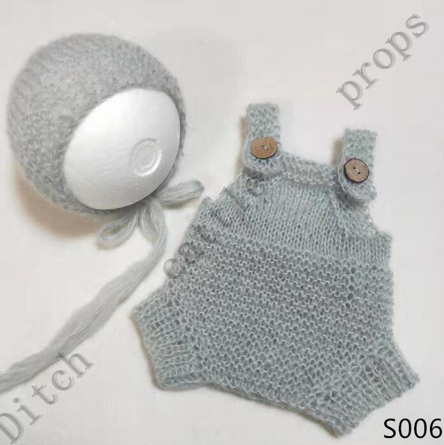 Newborn photography props, pants, hats, mohair woven props, newborn photography clothes