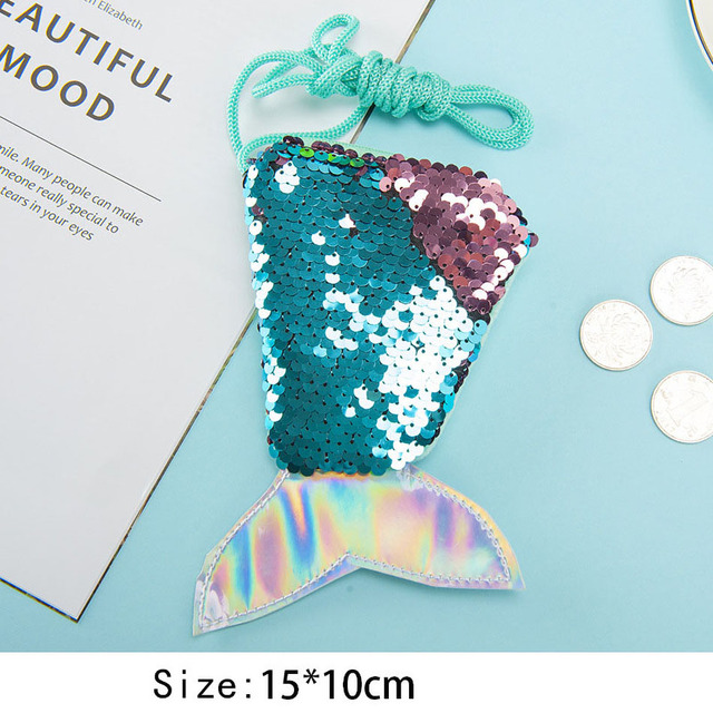 Girls Little Mermaid Party Accessories Necklace Ring Earrings Bracelet Kids Toy Birthday Gift Magic Embroidery Shoulder Bag Headband