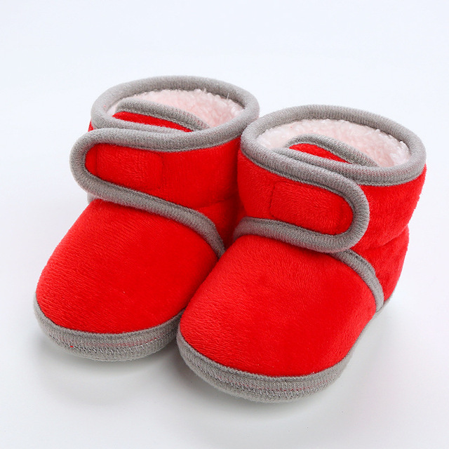 Cute Autumn Winter Infant Toddler Shoes Baby Girl Boy Shoes Handmade Casual Sneakers Non-slip Soft Soled Walking Warm Shoes