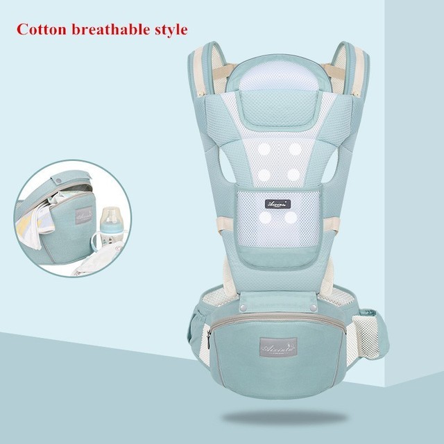 Comfortable Newborn Baby Carrier For Infant Toddler Hipseat Backpack Sling Front Facing Travel Kangaroo Baby Carrier for 0-36 Months Baby