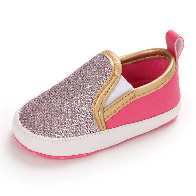 New Baby Boy Girl Shoes Newborn Girl Shoes Soft Sole PU Leather Casual Toddler Shoes 0-18 Months First Walkers Moccasins