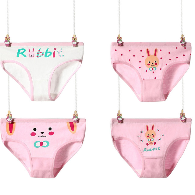 10 pieces/lot Design Children Girls Cotton Soft Lovely Panties Cartoon Baby Underwear for Girls Kids Boxer Panties Breathable