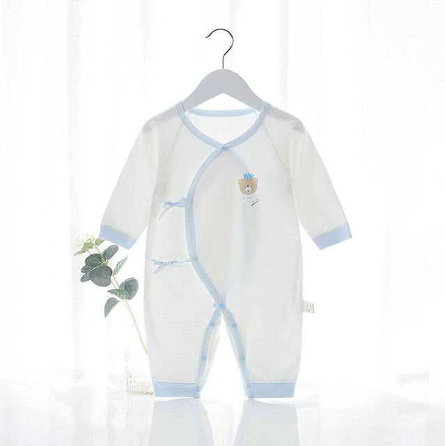 Spring Autumn Newborn Baby Romper Soild Color Baby Clothes Girl Rompers Cotton Jumpsuit Baby Half Sleeve Infant Boys Romper