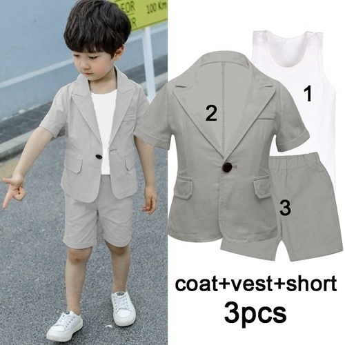 Gentleman Boys Set Jacket Shirt Pants 3 Pieces Suits Fashion Bright Collar Tie Long Sleeve Hot Autumn Clothes K1