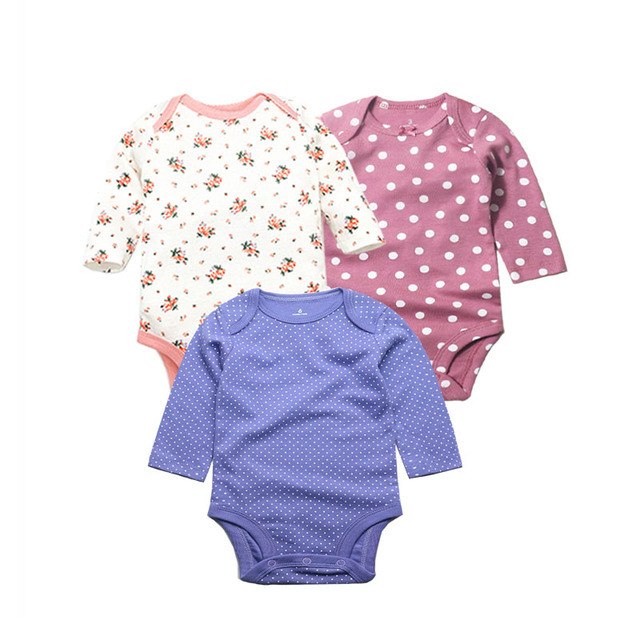 3pcs/lot Newborn Baby Underwear Set 100% Cotton Baby Boys Girls Pajamas Infant Clothes Long Sleeve Underwear Baby Clothes