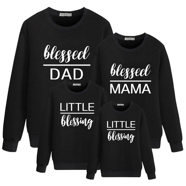 Autumn Mother and Daughter Clothes Boys T-shirt Family Letter Shirts for Dad Mom and Baby Kids Girls Heart Print Cotton High Quality JYF