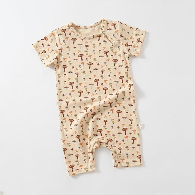 YG Summer New Cotton Short Sleeve Tight Jumpsuit Newborn Cute Jumpsuit Baby Boy Girl Baby Clothes 0-2 Years Baby Clothes