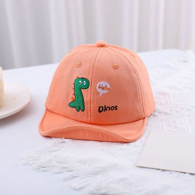 Baby Baseball Hat Caps For Kids Cartoon Dinosaur Print Baby Boy Girl Travel Sun Caps Toddler Hats Gift Adjustable