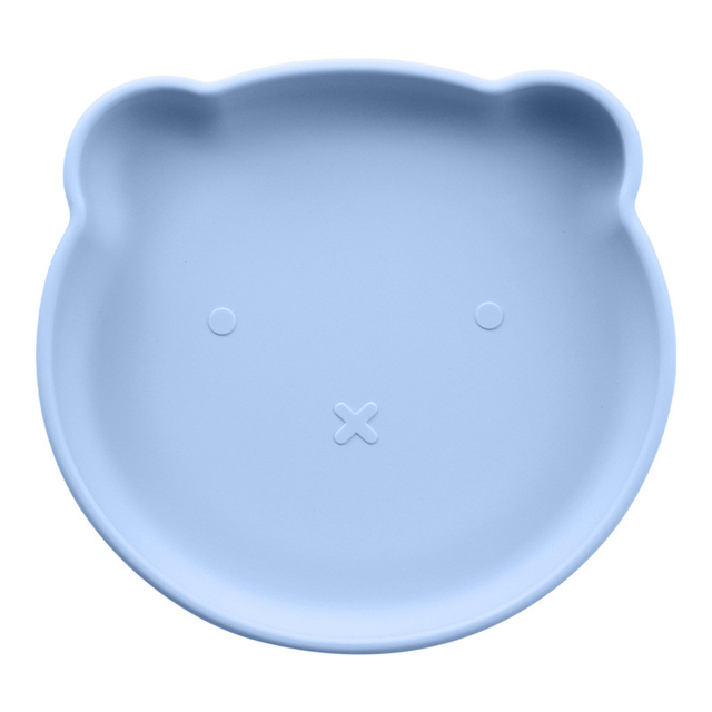 Baby Silicone Suction Bowl Plate Cute Cat Children Dishes Feeding Bowl BPA Free Non-slip Kids Toddler Training Tableware