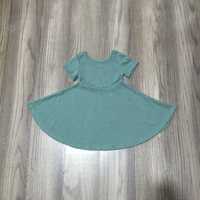 Summer dress for baby girls, solid color