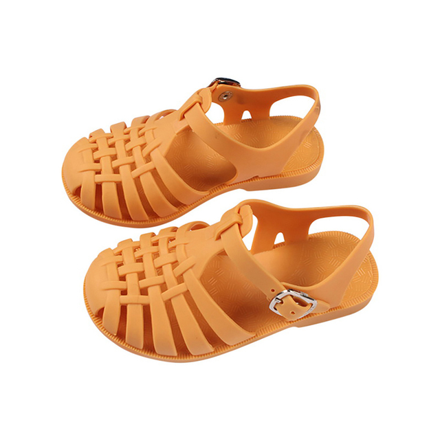 Children Gladiator Sandals Breathable Perforated PVC Children Summer Shoes New Fashion Beach Boys Girls Summer Shoes 2021