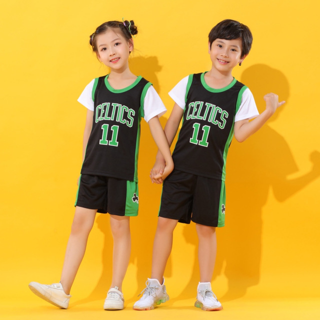 Baby boy basketball uniform outdoor sportswear 3-12 years old girls youth short suit summer children designer clothes set