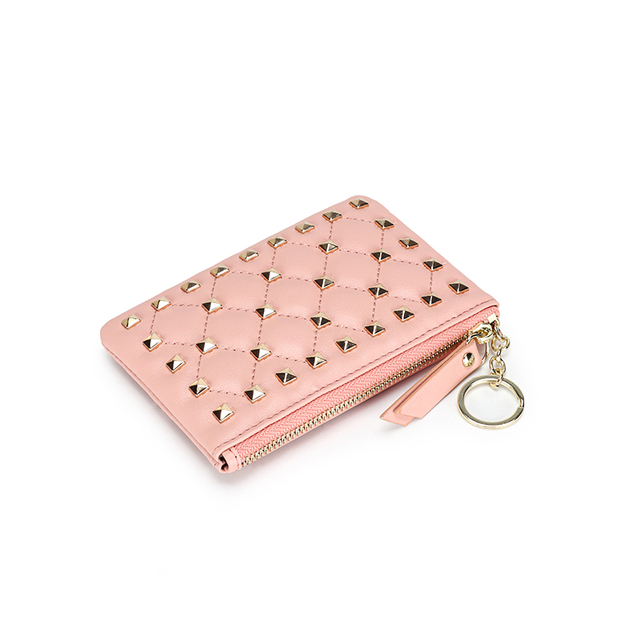 Ladies Coin Purse Leather Short Key Case 2022 New Zipper Wallet Luxury Card Design Women's Case Cove Coin