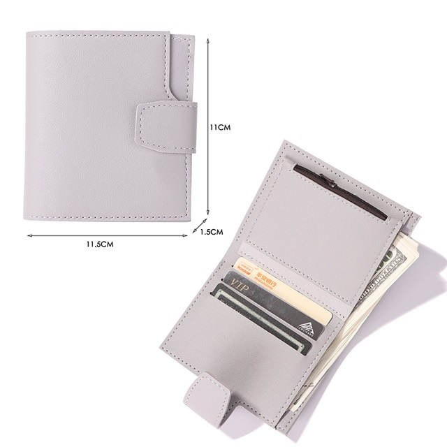 Women's PU Leather Wallet, Wallet, Card Holder, Necklace, Wallet, Card, Money Bag