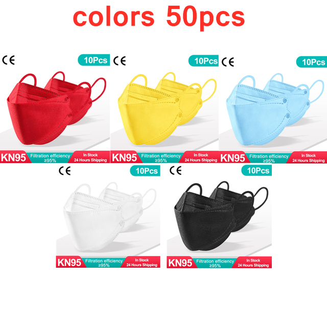 FFP2 fish shape masks Mascarilla ffp2 approved KN95 mask kn95 mask homology ada spain ffp2 reusable mask dropship masks