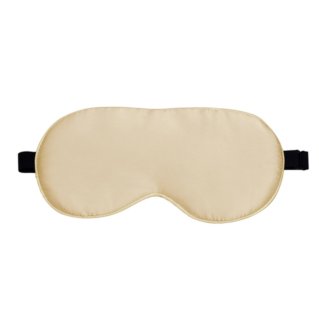 100% Natural Silk Sleeping Eye Patch Smooth Soft Sleeping Eye Mask with Adjustable Strap Blocks Light Eye Shade Cover Blindfold