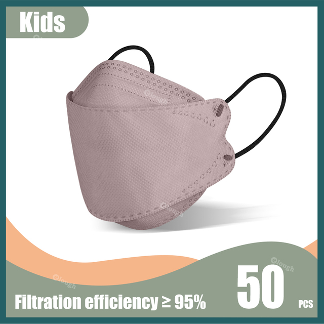 KN95 Fish Mask Kids ffp2masque Kids 4 Layers Korean Kf94masque FFP2 Kids Black Mask Kids 4-12 Masks FPP2 Masks