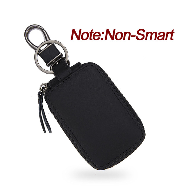 Smart Bluetooth Compatible Tracker Genuine Leather Wallet Keys Organizer Men Smart Car Holders Housekeeper Keychain Men