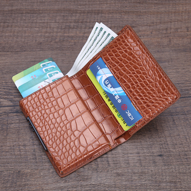 Fashion Aluminum Card Holder Men Women Metal Credit Card Holder Wallet Business Cards Package RFID Protector