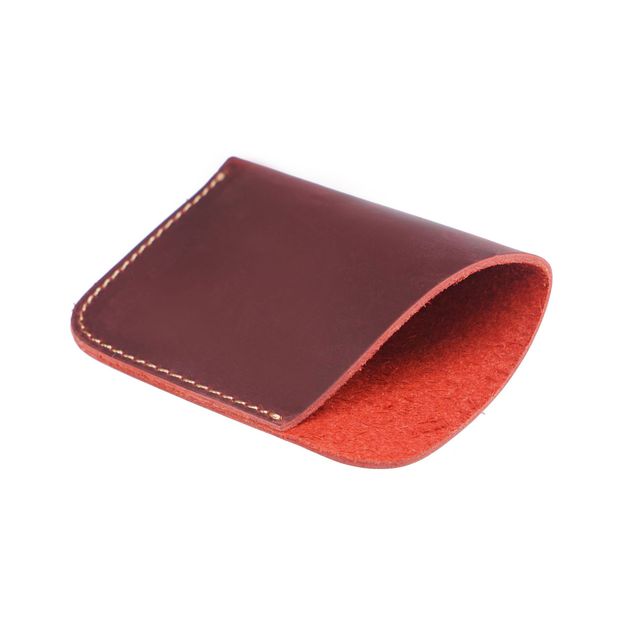 GENODERN Simple Crazy Horse Skin Retro Credit Card Holder Genuine Leather Card Puse Small Slim Wallet For Men Women Card Wallet