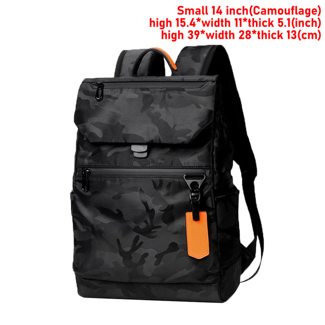 Men City Simplicity Business Casual Laptop Backpack For 14 Inch Fashion Light Sport School Bag Waterproof Dropshipping