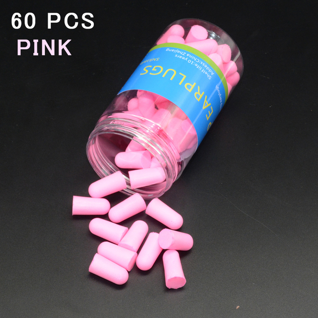 30/60pcs Anti-Snore Sleeping Earplugs Anti-noise Anti-noise Earplugs Soft Earplugs Set Tapones Oido Ruido Earplugs