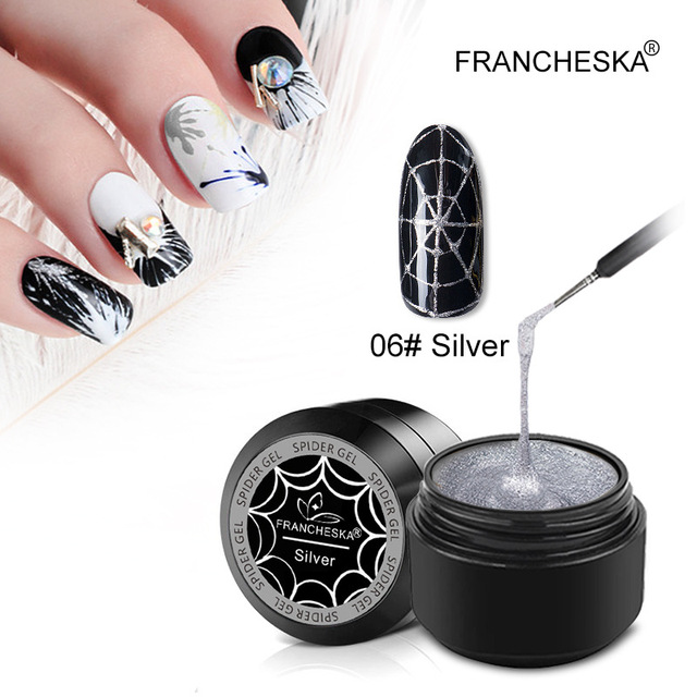 8ml Spider Line Nails Art Gel Polish UV Colors Painting Gel Nail Polish Spider Gel Varnish Web Stickers Gel Dropship TSLM1