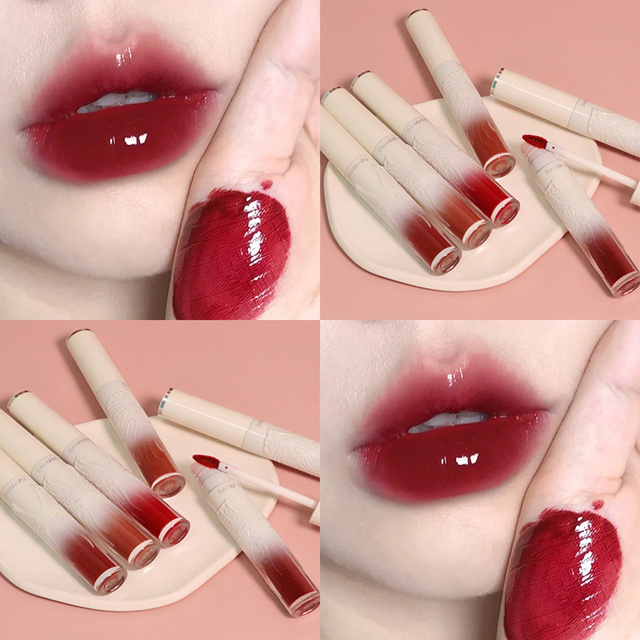 Moisturizing Mirror Glass Lipstick Matte Velvet Lip Gloss Waterproof Lip Stick Long Lasting Women Sexy Lipstick Cosmetic Makeup