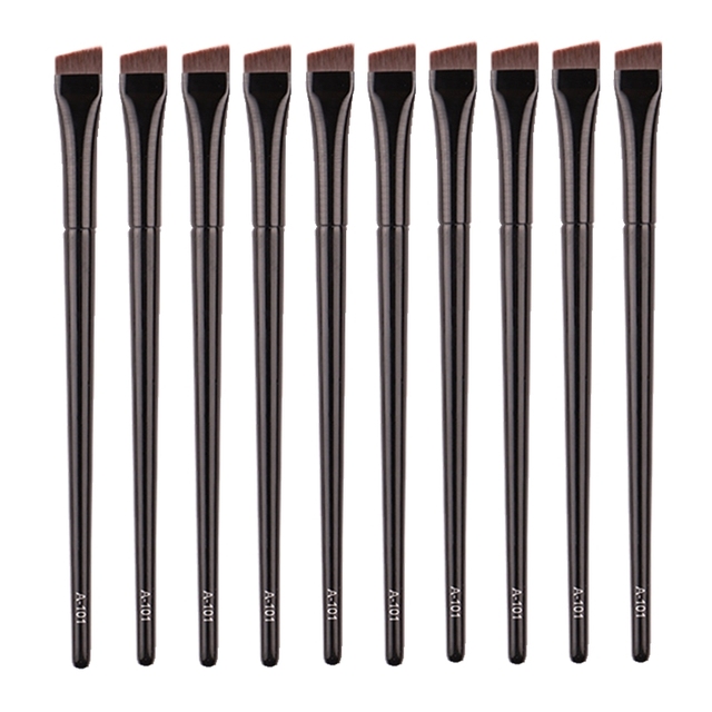 5/10/20/50pcs Eyebrow Contour Makeup Brushes Eyebrow Eyeliner Brush Professional Super Thin Angled Liner Eye Brush Make Up Tools