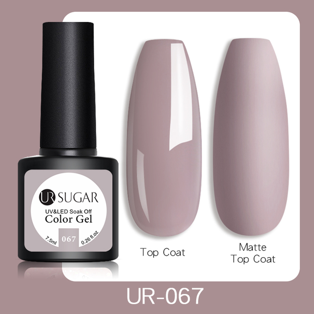 ur sugar 7.5ml gel nail polish nail color soak off uv gel varnish semi permanent uv gel nail art varnish base top coat