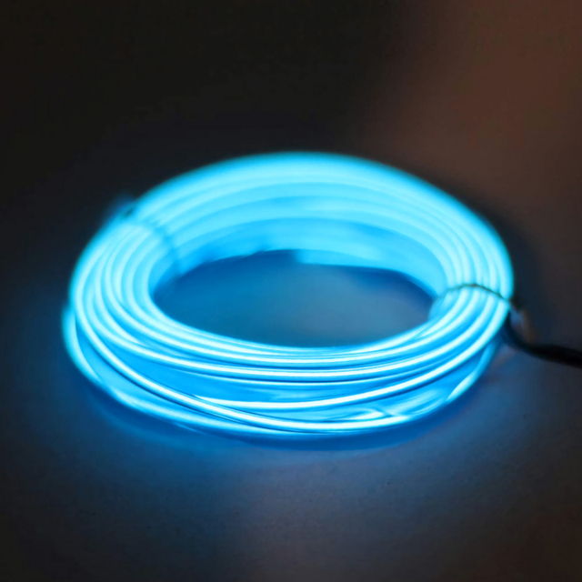 Auto Lamp Car Interior LED Strip Light Decoration Garland Wire Rope Tubular Line Flexible Neon Light Car Accessories