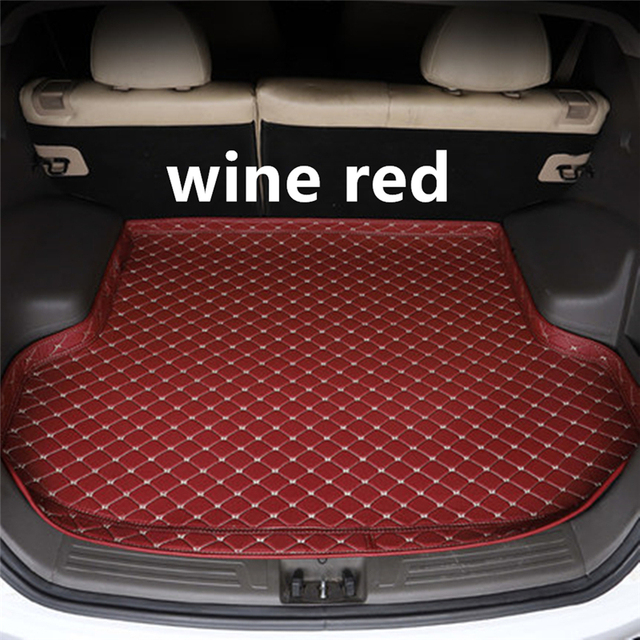 Sengayer Car Trunk Mat All Weather Auto Tail Boot Luggage Pad Carpet High Side Cargo Liner Fit For Buick Envision 2014 2015-2021