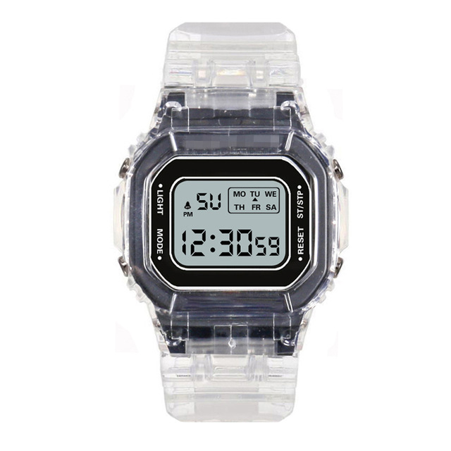 Children's electronic watch color luminous dial life waterproof multi-function electronic watch for boys and girls