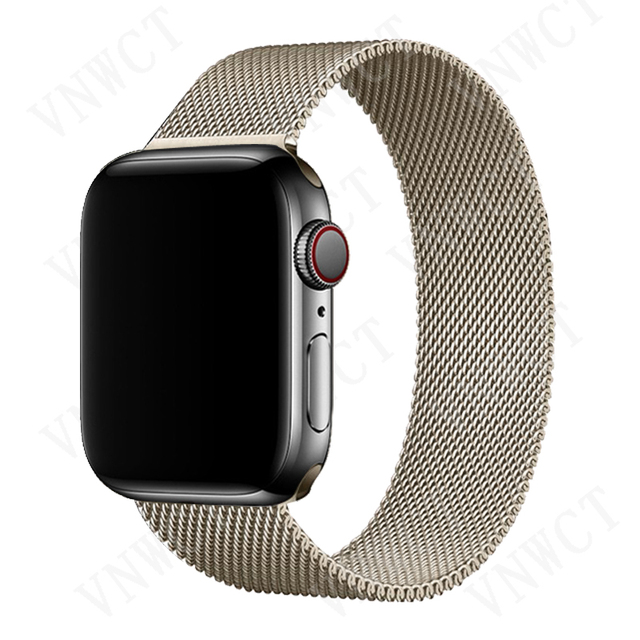 Magnetic Loop Strap for Apple Watch Band 44mm 40mm 45mm 41mm 42mm 38mm Stainless Steel Korea Bracelet iWatch serie 3 4 5 6 se 7