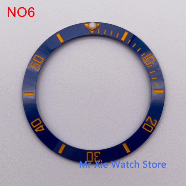 38mm watch strap high quality ceramic bezel insert for 40mm watch case accessories inner diameter 30.5mm