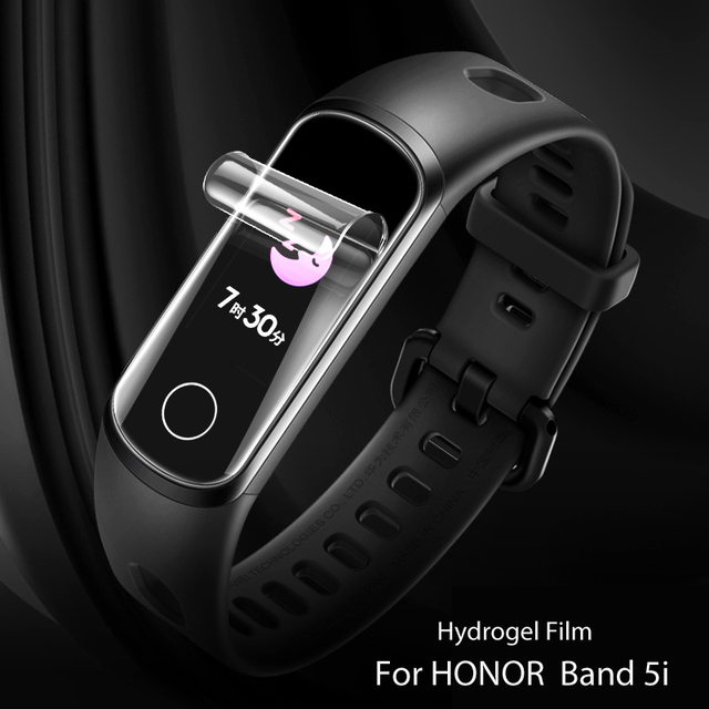 Soft Screen Protectors For Honor Band 5/ Band 5i Band 4 Running Hydrogel Film Anti Scratch Film For Huawei Band 3 4 Pro/3e 4e