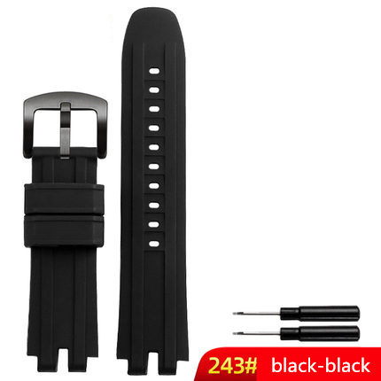 Soft Silicone Watchband for C-Casio PRG-300 330 PRW-3000 PRW-3100 PRW-6000 PRW-6100 Watch Band Black Rubber Watch Strap Bracelet