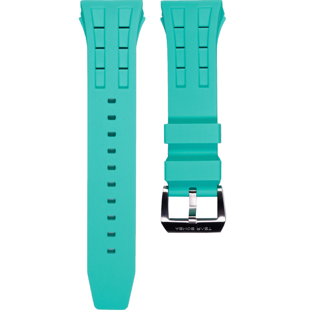 Tsar Bomba Silicone/FKM Rubber Strap Watch Strap Suitable for TB8204,TB8208