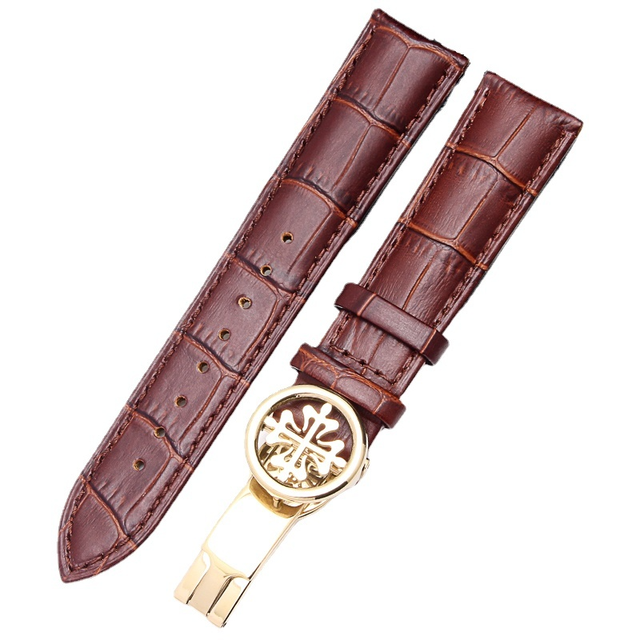 Leather Watch Strap For Patek Philippe Bomb 5167Ax Watch Crocodile Pattern Strap Butterfly Buckle Men And Women 19/20mm 22mm