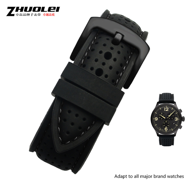 New Breathable Silicone Sport Band For Hua Wei Sam Sung Watchband 20mm 22mm Rubber Strap For Mido-T-issot Ya-Mega Accessories