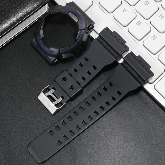 For G-SHOCK GA100 GA110 GA120 GD100 GD110 GD120 Watch Strap Watch Case Men Matte Wristwatch Sport Watch Silicone Case Strap