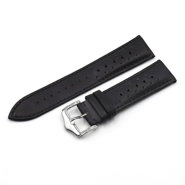 Onthelevel 18mm 20mm 22mm 24mm Genuine Leather Watch Strap Bands Black Blue Brown Multicolor High Quality Men's Watch Band