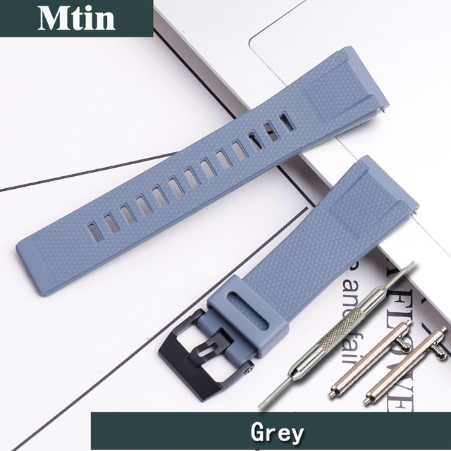 Resin Rubber Strap Men Pin Buckle Watch Accessories For Casio GA2000 Prg-650 PRW-6600 Wristband Sport 24mm Watches