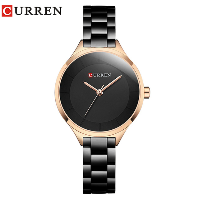 CURREN Fashion Creative Design Ladies Quartz Watch Woman Luxury Stainless Steel Women Watches Casual Female Clock