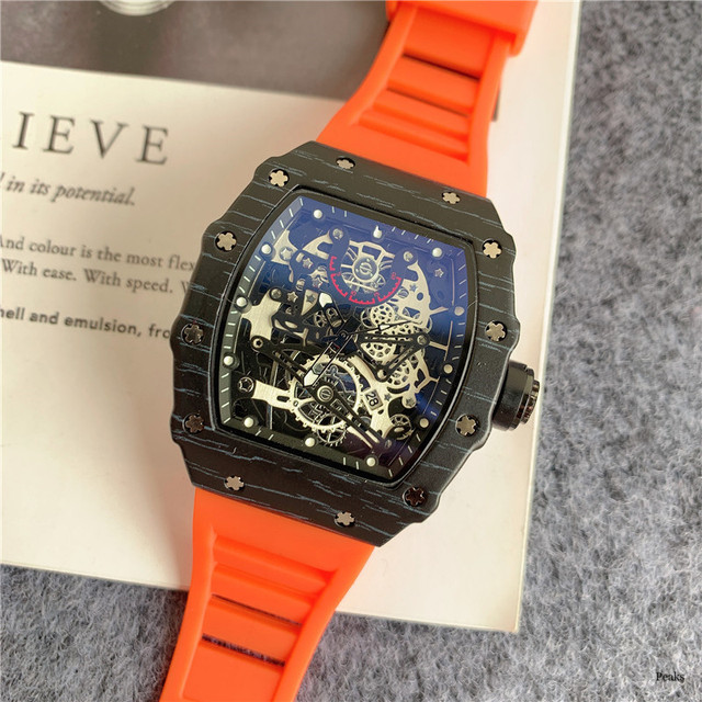 Full Function New Mens Watches RM Luxury Watch Men's Quartz Automatic Wrist Watches DZ Male Clock