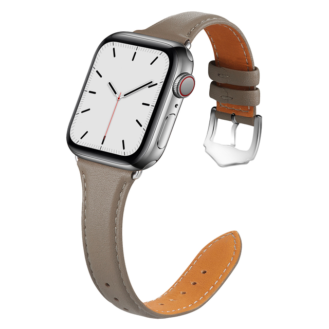 Fashion Leather Strap for Apple Watch Series 6, 5, 4, 3, 2, 1 SE, Buckle, 38, 40, 42, 44mm, Straps, Accessories