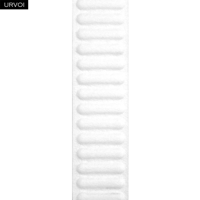 URVOI Leather Loop for Apple Watch Series 7 6 SE 5 4 3 Band for iwatch Leather Link with Magnet Buckle Comfortable Soft 41 45mm