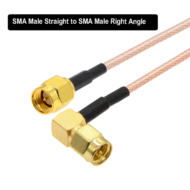 RG316 SMA Male to SMA Male RF Plug Pigtail Jack Connector WIFI Extension Cable RF Coaxial Wire Adapter Wire BEVOTOP 5cm-30m