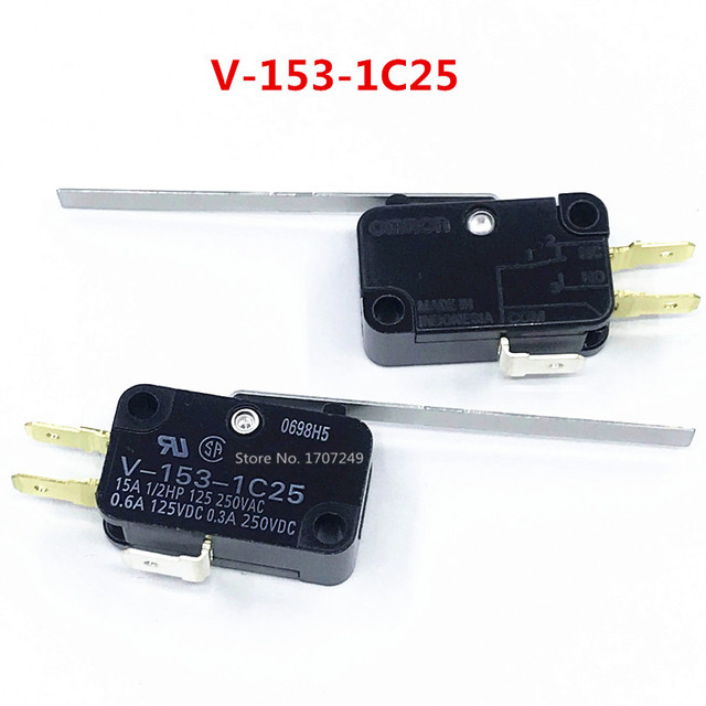 10pcs Original OMRON Micro Switch V-15-1A5 V-15-9A5 V-15-1C25 V-151-1C25 V-152-1C25 V-153-1C25 V-154-1C25 V-155-1C25 V-156- 1C25